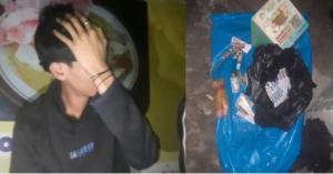 Maling Kotak Infak dan Voucher Pulsa Ditangkap Warga